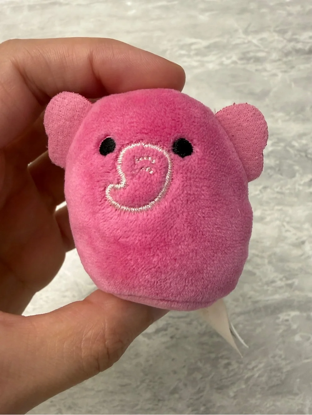 Squishville Squishmallow Micromallow 2.5” Pink Elephant Kyla Kidcore Colorful